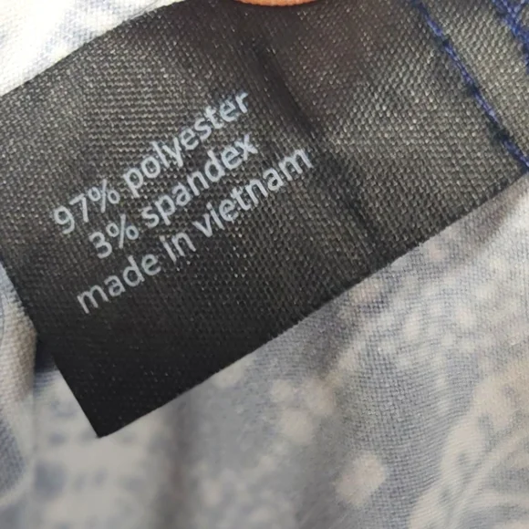 Lane Bryant Blue and White Smocked Maxi Dress-Size 18/20 - Picture 11 of 11